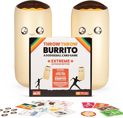 Exploding Kittens Throw Throw Burrito Extreme Outdoor Edition - 2-6 Players
