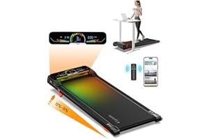 Lysole Walking Pad Treadmill with Incline,Treadmills for Home and Office,340 Lb Capacity,4 in 1 Portable Under Desk Treadmill with Remote Control,Large LED Display