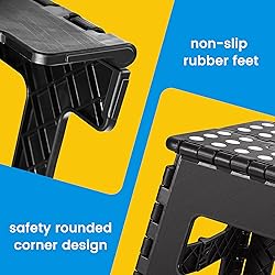 ACSTEP Folding Step Stool 9'' Tall Kids Step Stool