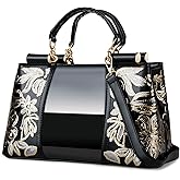 Nevenka Handbags For Women Patent Leather Designer Purse Suitable for Shopping Party Daily Use