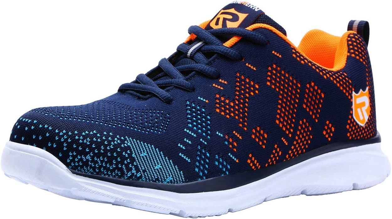 blue steel toe shoes