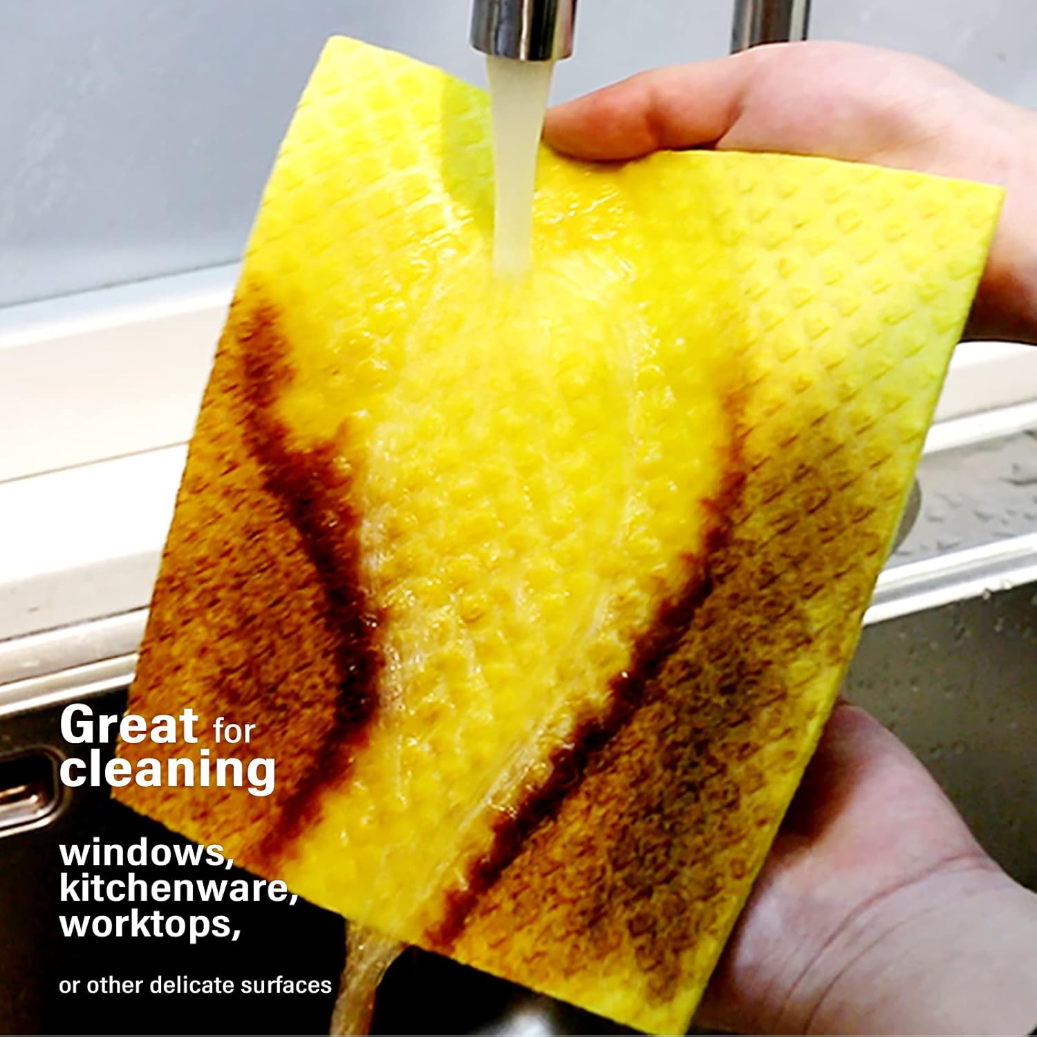 cce Swedish Dishcloths Cellulose Sponge Cloths, 12 Pack Eco-Friendly Reusable Cleaning Dish Cloths for Kitchen, Absorbent Swedish Dishtowels and Dish rag (6 Dishcloths - Assorted): Kitchen & Dining