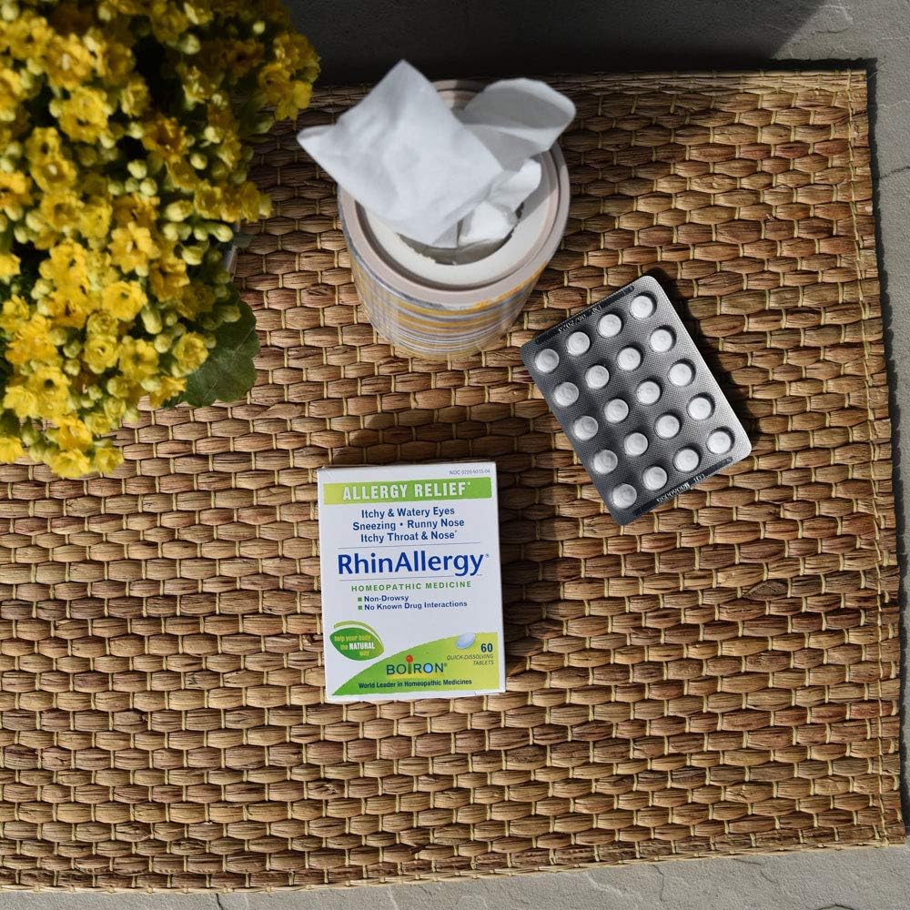 Boiron Rhinallergy Homeopathic Medicine for Allergy Relief, 60 Count: Health & Personal Care