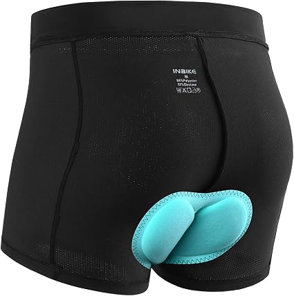 Short De Cyclisme Homme Ozalo Avec Coussin En Gel - Rembourrage Anatomique, Respirant - Pour VTT, Route - 10