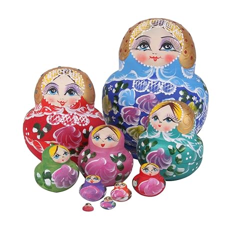 muñecas pintadas a mano