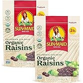 Sun Maid Organic Raisins Net wt 64 oz, 64 Ounces