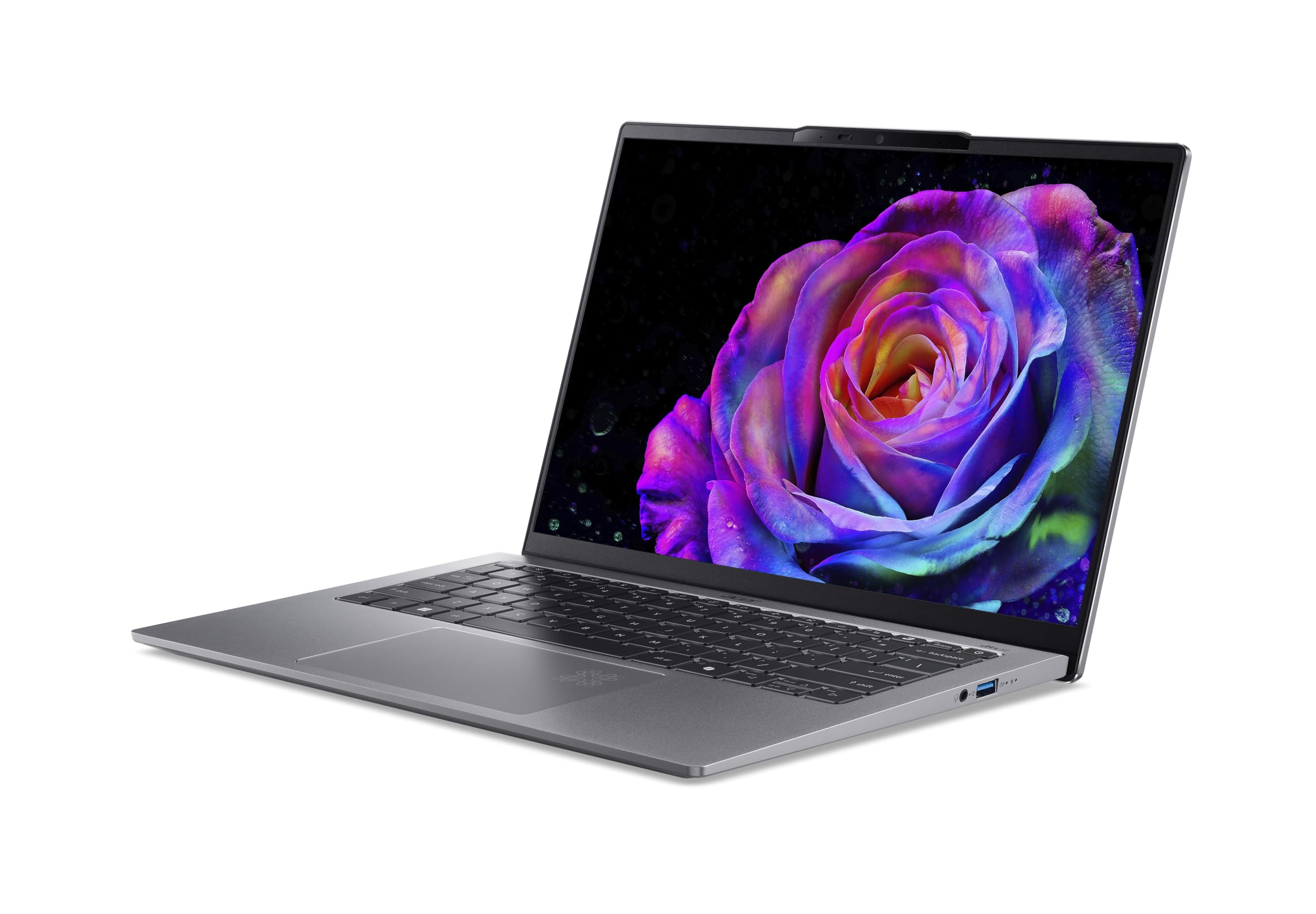 acer Swift Go 14 AI OLED (SFG14-64-R3EW) KI Laptop, Copilot+ PC, 14" WUXGA OLED Display, AMD Ryzen Al 7 350, 16 GB RAM, 512 GB SSD, AMD Radeon 860M, Windows 11, QWERTZ Tastatur, Silber 4