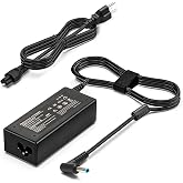 Zosam 45W 19.5V 2.31A AC Adapter Compatible with HP Envy X360 13 15/Zbook | Compatible with HP Pavilion X360 11 13 15, Stream 13 11 14;Elitebook 830 840 850 G3 G4 G5 G6;Zbook 14u G4 G5 G3 Power Cord