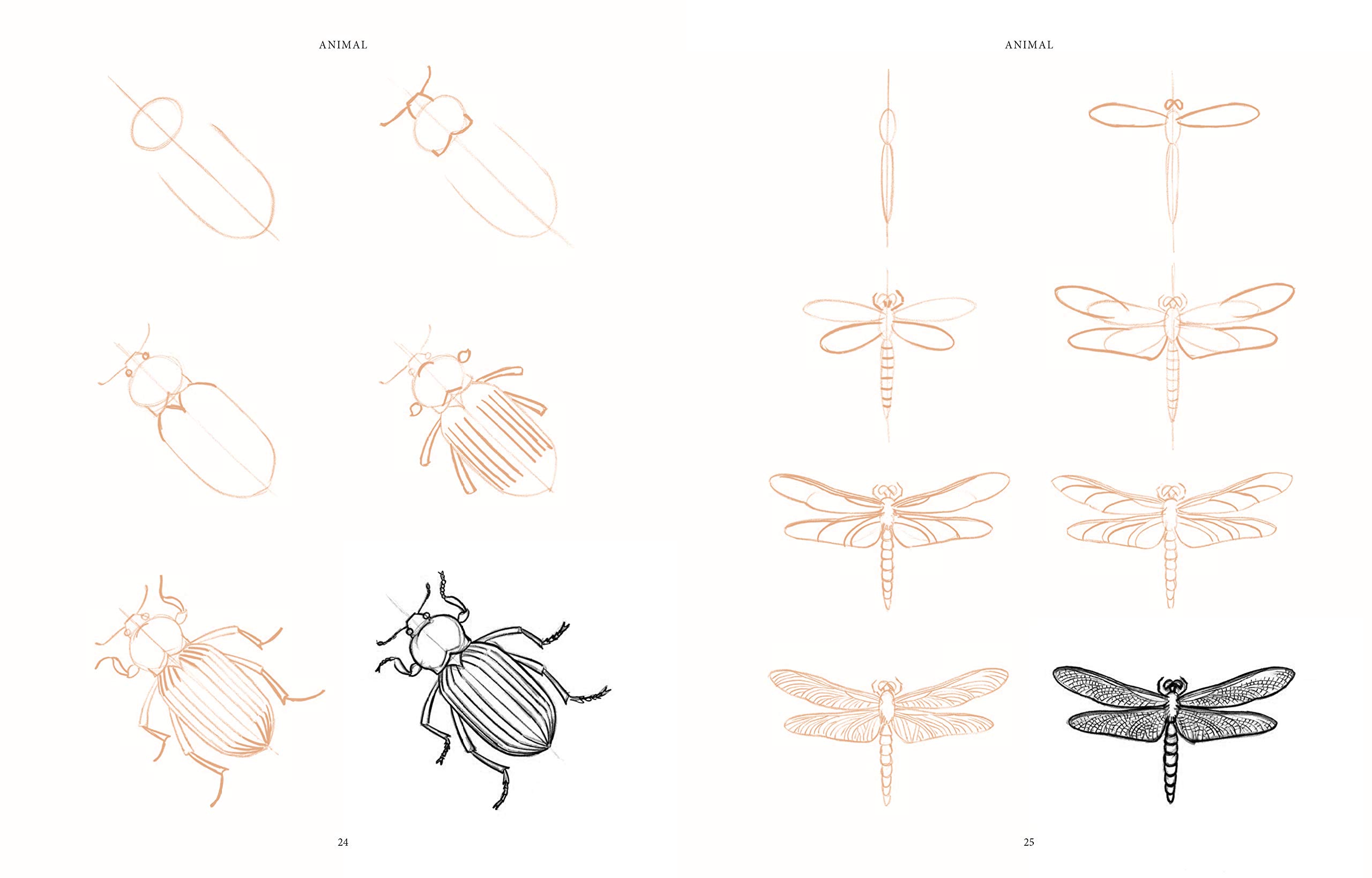 Draw 200 Animals: The Step-by-Step Way to Draw Horses, Cats, Dogs, Birds, Fish, and Many More Creatures
