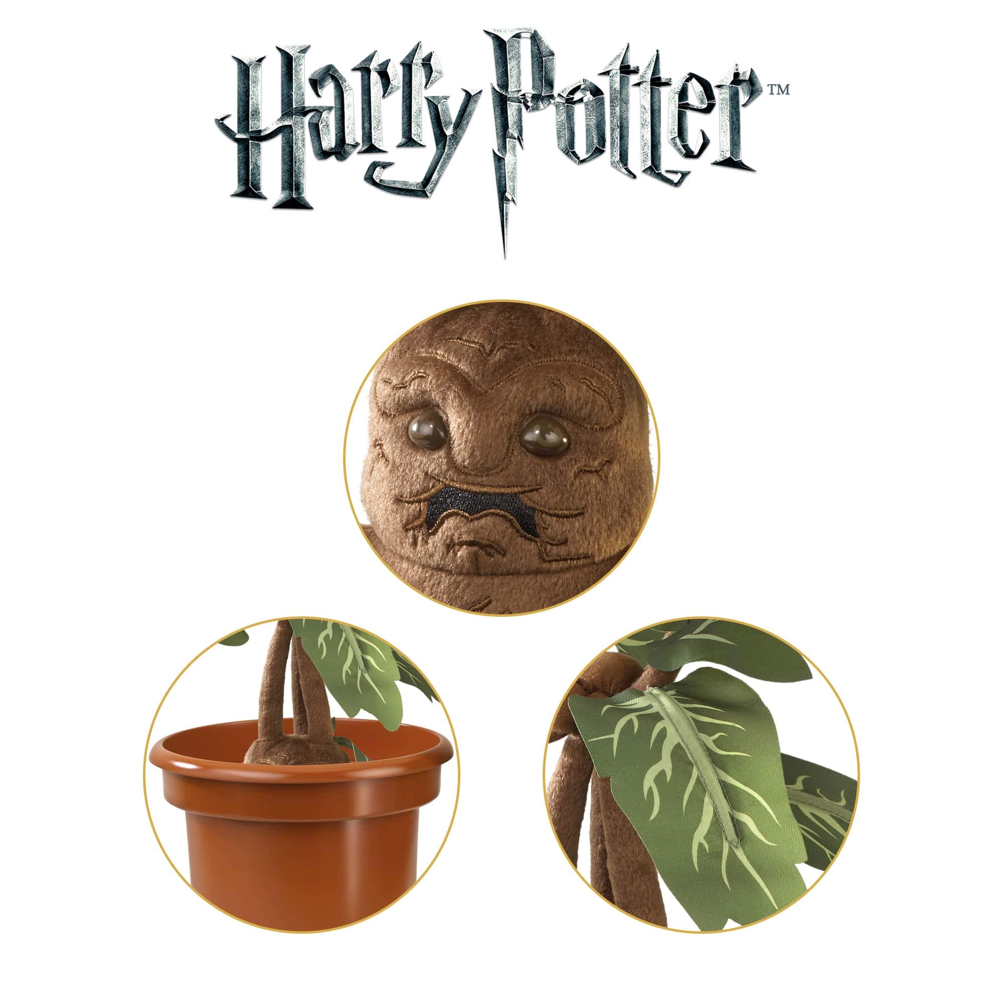 Harry Potter Mandragora The Noble Collection Mandrake - Elektronisch Interactief Speelgoed Uit Harry Potter | Officiële Replica Harry Potter Mandrake Toy