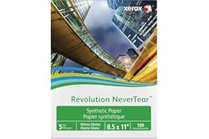 Xerox Revolution Laser Print Synthetic Paper, White