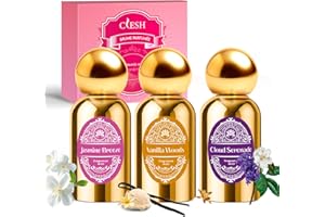 CLESH Body Spray for Women, Fragrance Mist, 3 Pack Travel Size Set, 60ml/2.1 fl oz, Vanilla Woods, Cloud Serenade, Jasmine Breeze