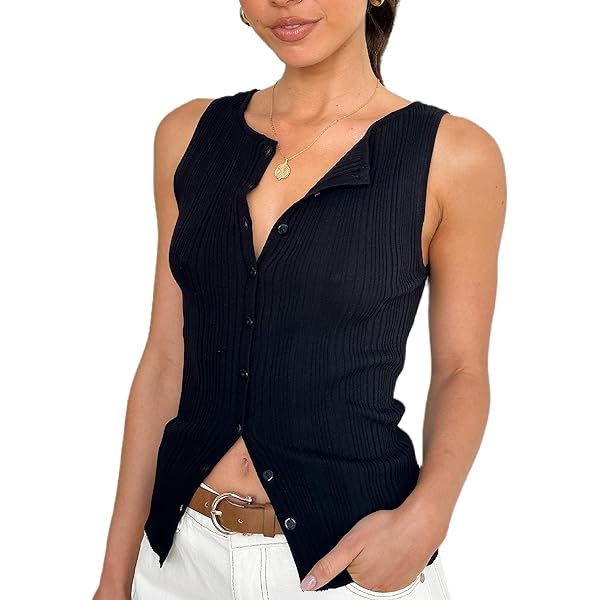 Camiseta Sin Mangas Para Mujer, Ropa Deportiva, Cuello Redondo, Tejido De Punto, Chaleco Deportivo Informal, Color Sólido, Poliéster Ligero Elástico Y Spa - AliExprs 200000345