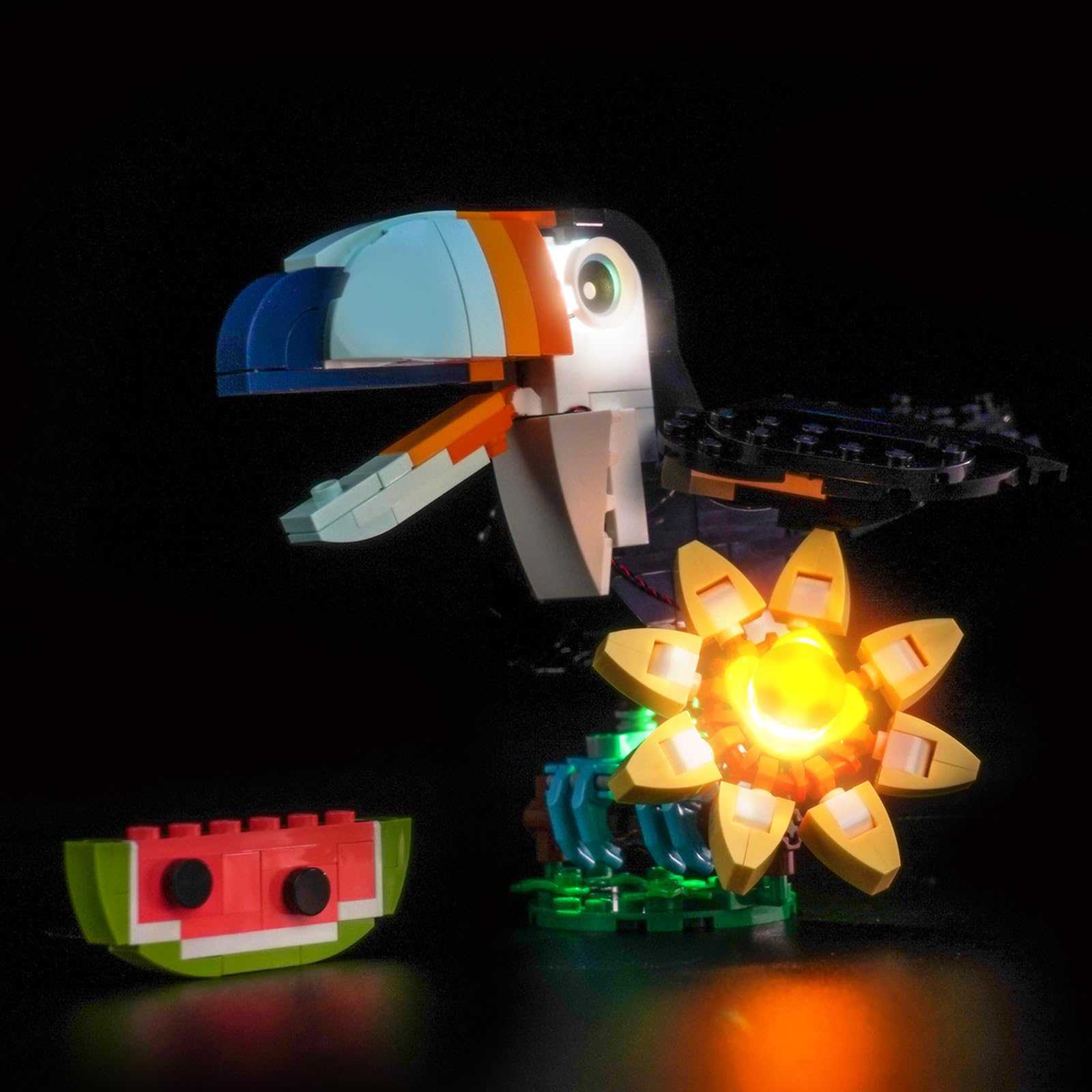 Led Licht Set Kompatibel mit Lego Wild Animals: Tropical Toucan 31173 (Kein Modell), Dekorationsbeleuchtungsset Compatible with Lego 31173 Wild Animals: Tropical Toucan Kreative Spielzeug