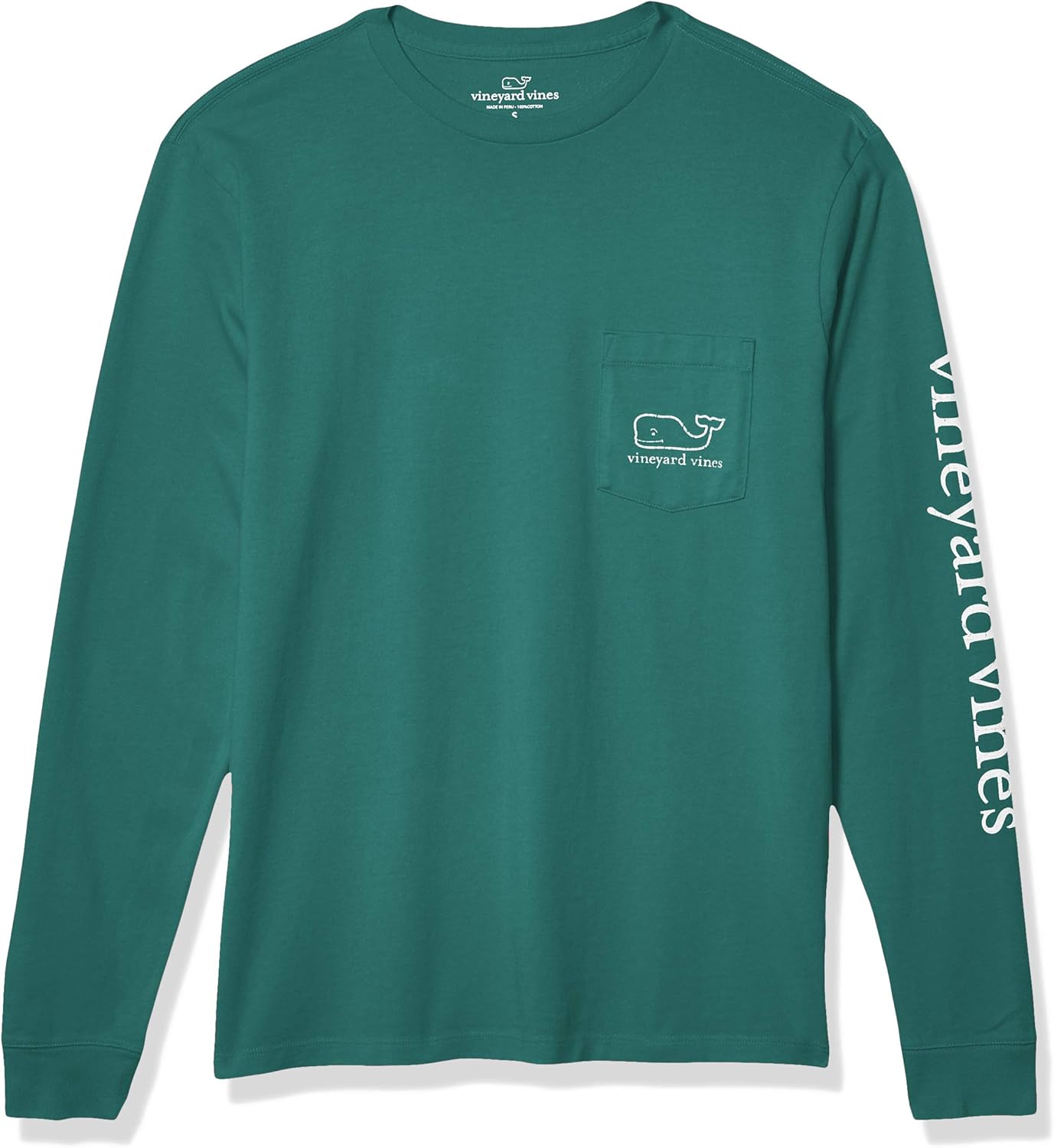 Vineyard Vines Camiseta de Manga Larga para Hombre, diseño Vintage de