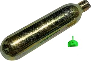 BKICKI CO2 Rearming Kit Cylinder Cartridge Tank for Manual Inflatable Life Jacket Lifejacket Life Vest Waist Pack Belt Lifesaving PFD 24 Gram