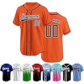 Custom Baseball Jersey Personalized Stitched Team Name Number Logo for Men Women Youth Printed Shirt Sports Uniform Gifts