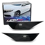 iJDMTOY JDM Black Smoked Lens Front Side Marker