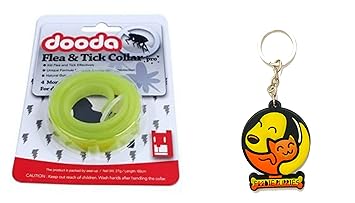 Foodie Puppies Dooda Flea and Tick Collar 4 Months Protection for Dogs (Length: 60 cm) with Key Ring