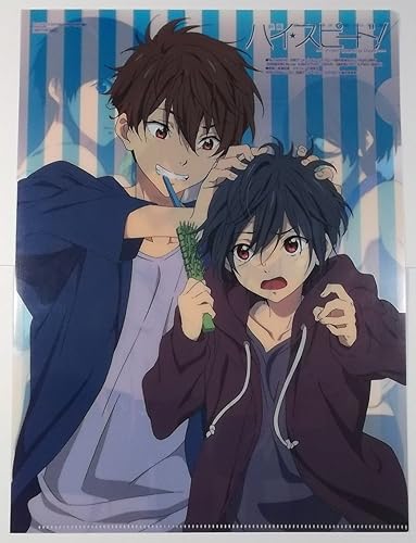 Amazon ハイ スピード 付録 クリアファイル 桐嶋夏也 七瀬遙 橘真琴 椎名旭 桐嶋郁弥 アニメ 萌えグッズ 通販