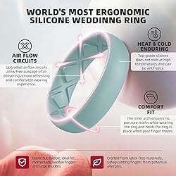 Egnaro Women’s Silicone Engagement Rings, Inner