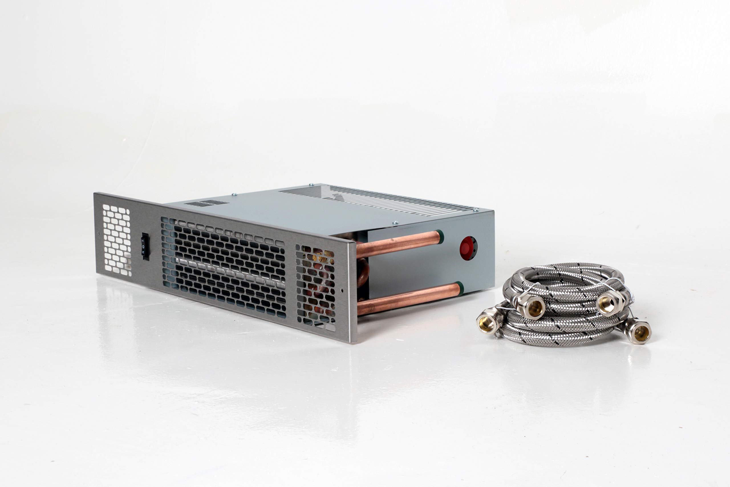 Thermix KPH-1800 Classic - Kitchen Plinth Heater - Central Heating - Hydronic - 1.8Kw (Brushed Stainless Steel)