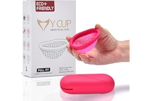 Hawwwy Reusable Menstrual Cup - Washable Period Cup with Flat-fold Compact Design - Teen or Adult Period Cups - Feminine's Alternative to Menstrual Pads - Silicone Menstrual Cups