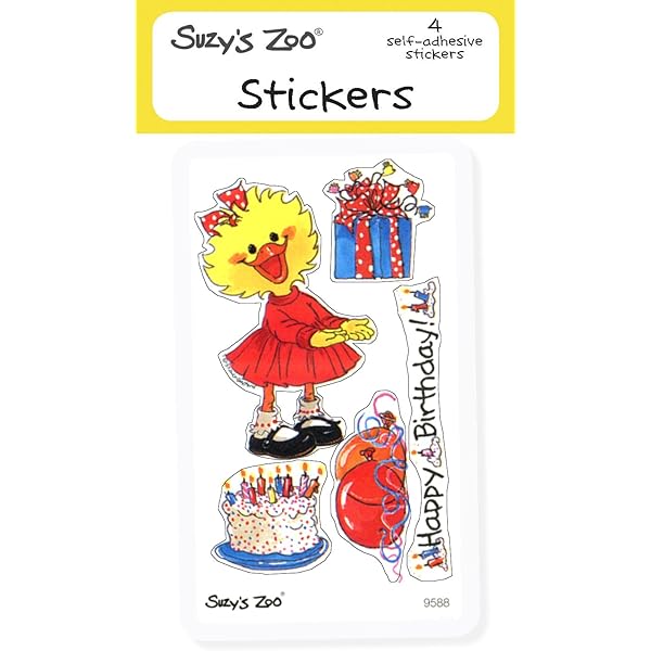 Suzy's Zoo Thank You Greeting Cards 6-Pack - Assorted Thank You Card Set With Envelopes