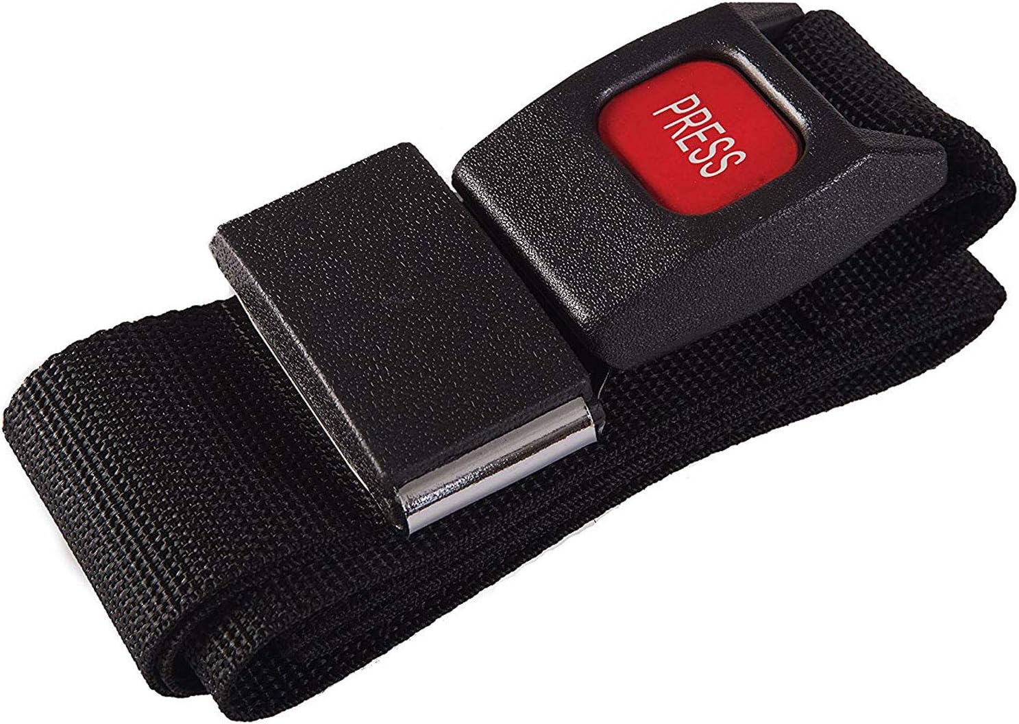 DMI Wheelchair Seat Belt, Wheelchair Safety Harness, Black: Health & Personal Care