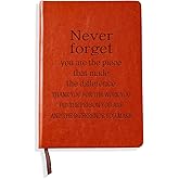 LBWCER Bosses Day Gifts for Women,Coworkers Journal Notebook,Appreciation Gifts,Difference Maker Gift,Thank You Gifts for Coworkers (Never forget)