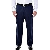 Haggar Men's Premium No Iron Khaki Classic Fit Flat Front Casual Pant (Regular and Big & Tall Sizes)