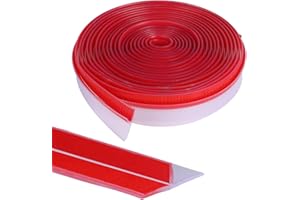 ORGTHIN Orghtin T-Shaped Silicone Seal Strip, Clear Door Sealer Weather Stripping Door Seal Strip, 10Ft Door Draft Stopper for Side of Door