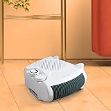 Daewoo 2000W Electric Fan Heater Portable Upright Flat 2 Heat Settings Fan Only view 3