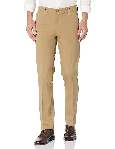 DOCKERS Men's Straight Fit Workday Khaki Smart 360 Flex Pants