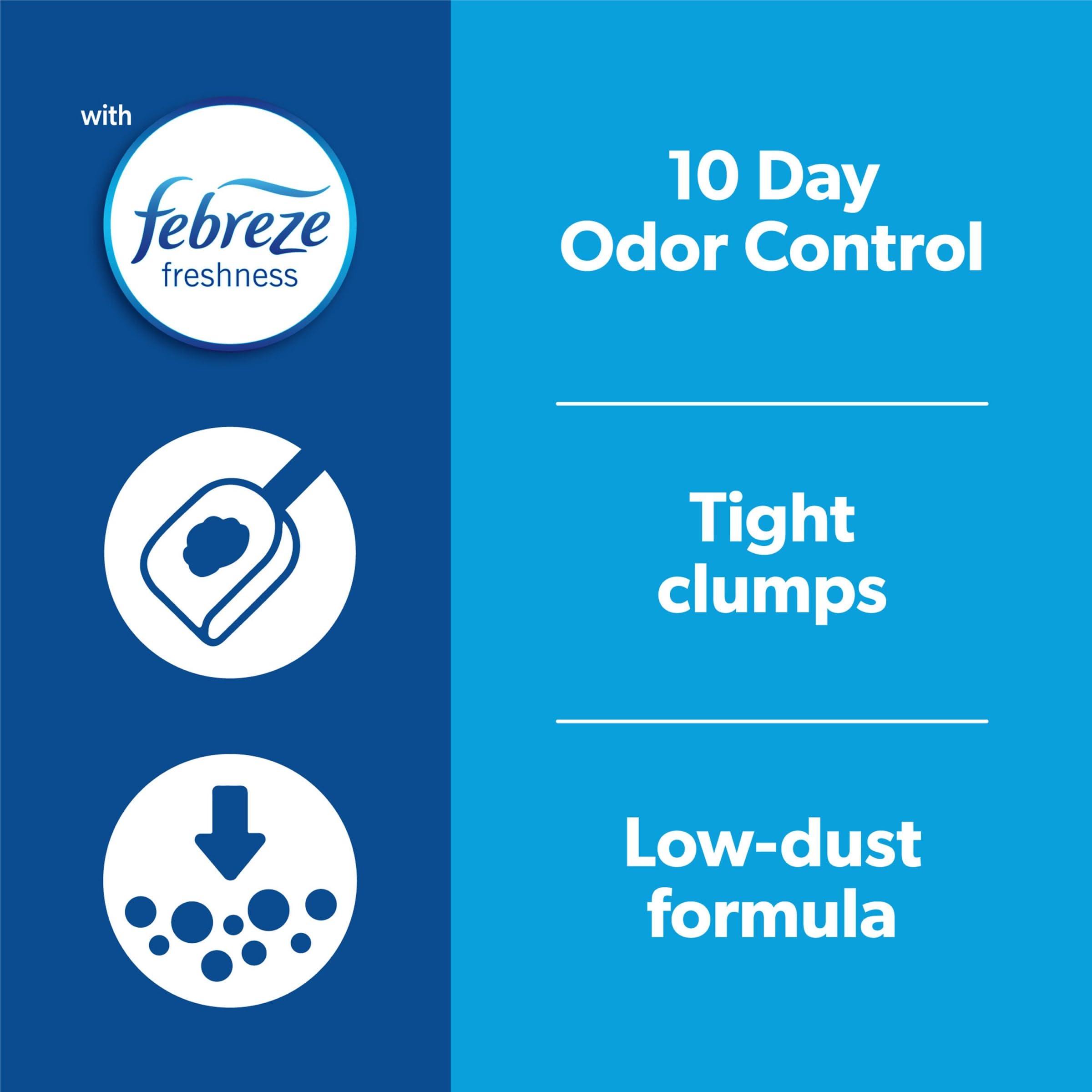 Fresh Step Advanced Extreme Clumping Litter with Febreze Freshness with Mountain Spring Scent, Fights Odor on Contact, 37 lbs. (2 x 18.5 lb. Box)
