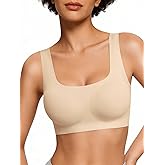 Avidlove Women's Comfy Pullover Wireless Bra Seamless Bralettes No Underwire T Shirt Wirefree Wide Straps Sleep Everyday Bras Nude