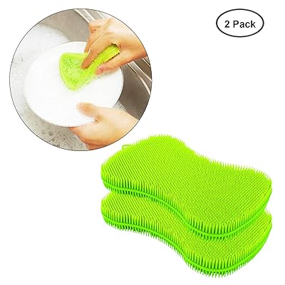 Lot D'éponges Vaisselle Résistantes - Nettoyage Cuisine - Lot Non Marqué