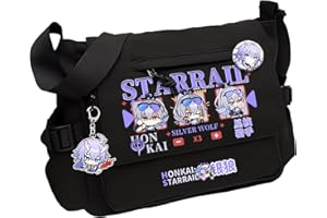 Dalicoter Honkai Star Rail Handbag Aventurine Crossbody Bag Cute Single Shoulder Bag Adult 3D Print Anime Backpack Bag