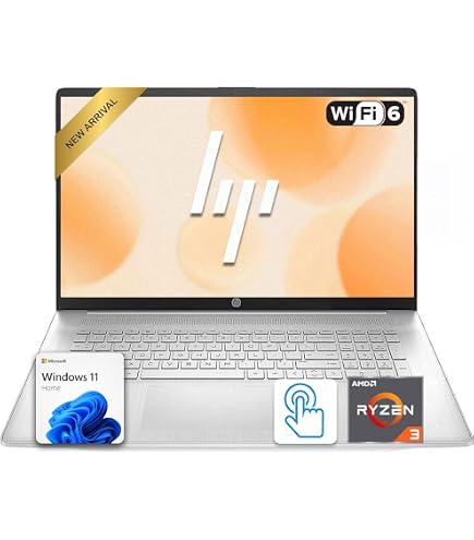 Amazon.com: HP Newest Notebook Laptop, 17.3'' Full HD Display, AMD