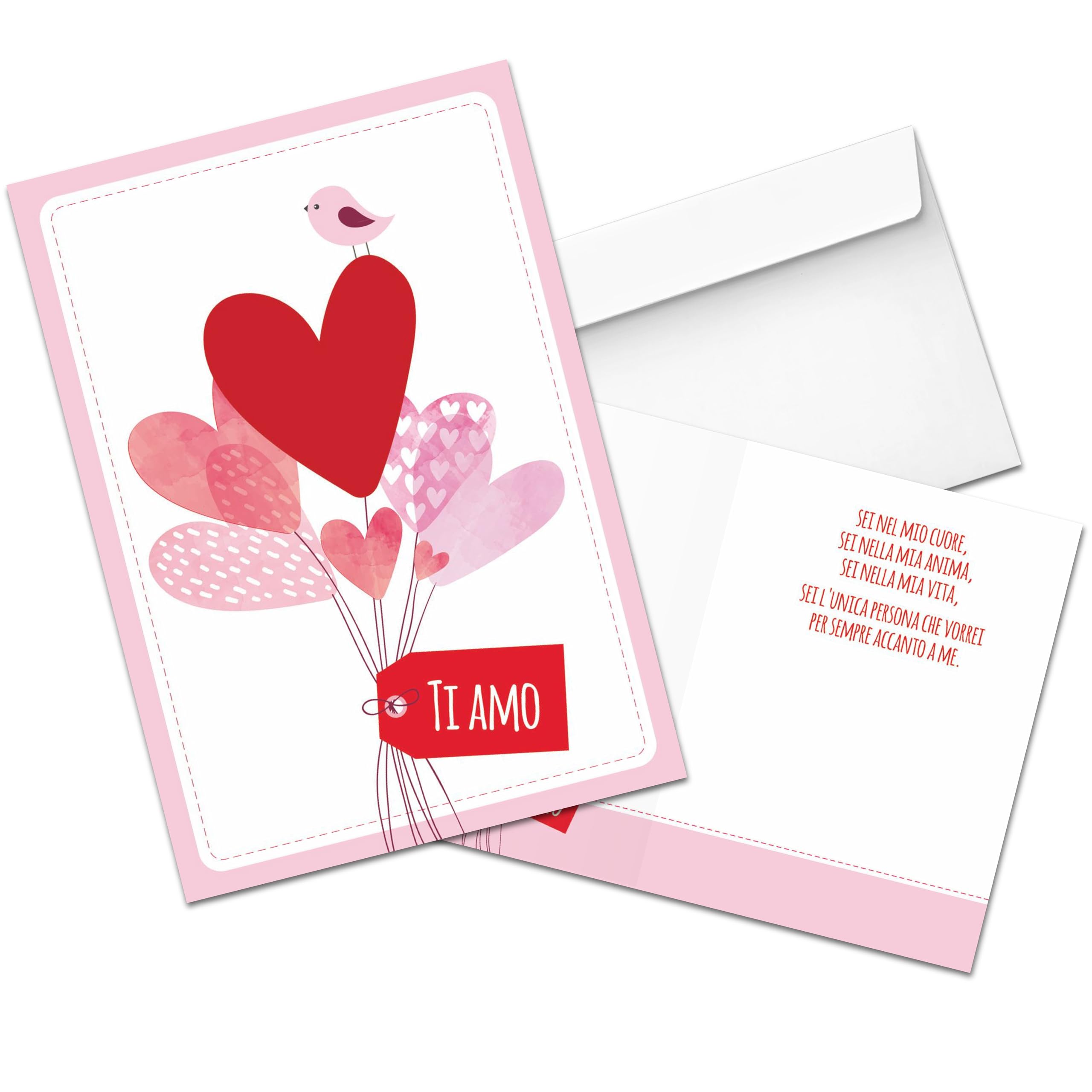LINA OFFICINE GRAFICHE CREATIVE TIA MO Valentines Day Card Size 17x12