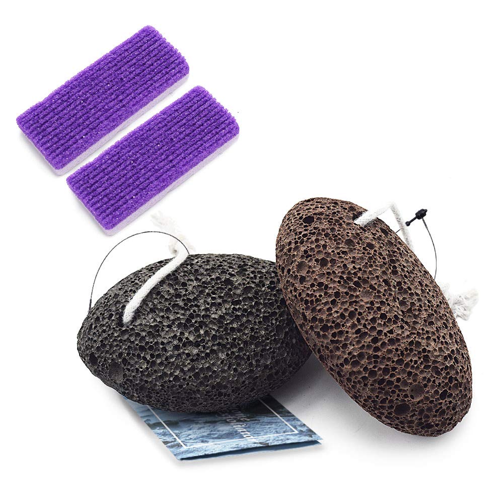 Photo 1 of **missing pumice stone**Pumice Stone for Feet?TOUGS Hard Skin Callus Remover and Scrubber, Callus Remover Foot Scrubber Home Pedicure Exfoliation(Pack of 4)