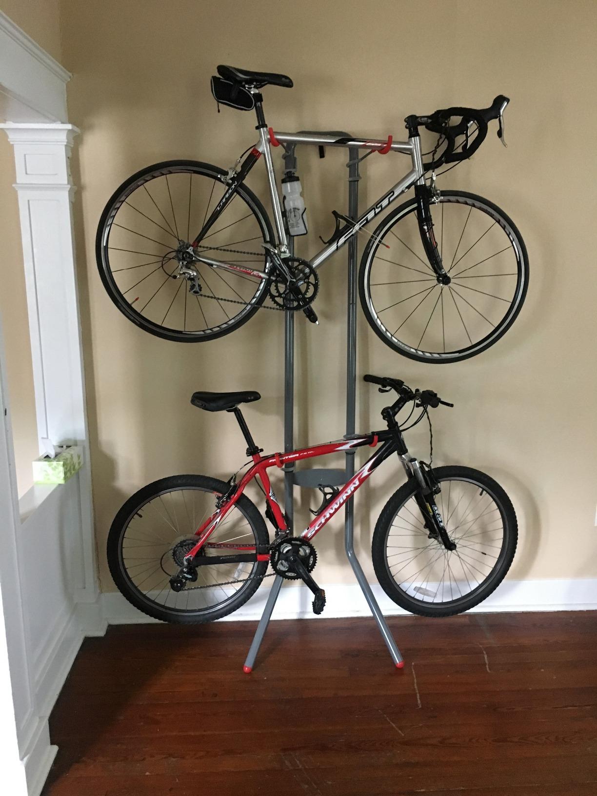 9/mo Finance Delta Cycle Double Bike Leaning Floor Stand, ToolFree