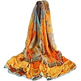 Onllh Large Shawl Scarf For Women Lightweight Wraps Silky Headscarf Long Sunscreen Scarfs