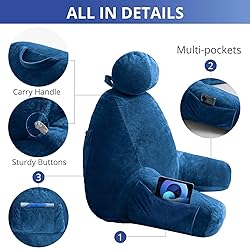 Sasttie Extra Large Reading Pillow with Head