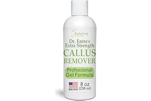 ENTREFEET Dr. Entre's Callus Remover Gel: 8oz Extra Strength Callus Remover for Feet, Foot Callus Remover, Foot Care, Pedicure Tools Supplies, Dead Skin Remover