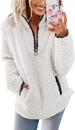 pullover teddy fleece