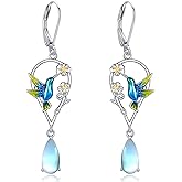 Phoenix/Flamingo/Hummingbird Earrings Sterling Silver Dangle Earrings Animal Jewelry Gifts for Women