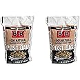 B&B Charcoal Inc Post Oak Smoking Chips (Two Pack), 180 cu in (00124)