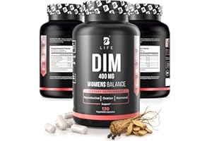 B Life Company DIM Supplement 400 mg with Myo & D-Chiro Inositol, Dong Quai – Hormone Balance for Women – Fertility Supplements – Inositol Supplement - 120 Caps