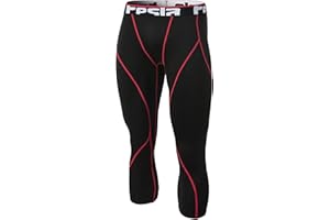 TSLA Men's Athletic Compression Pants, Thermal Wintergear Running Tights, Sports Leggings